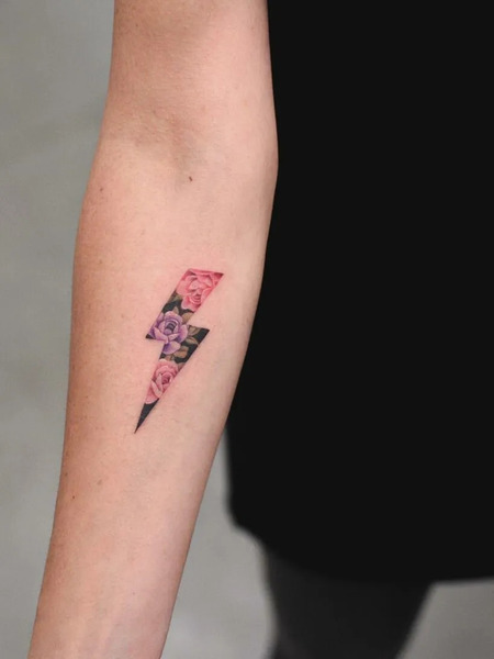 Lightning Rose Tattoos