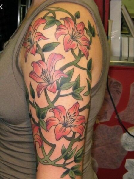 Lily Tattoo Sleeve