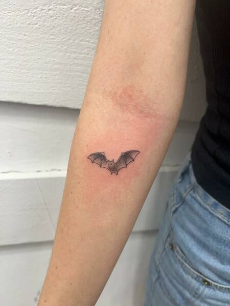 Minimalist Bat Tattoos