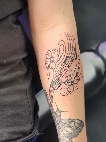 Music Arm Tattoo