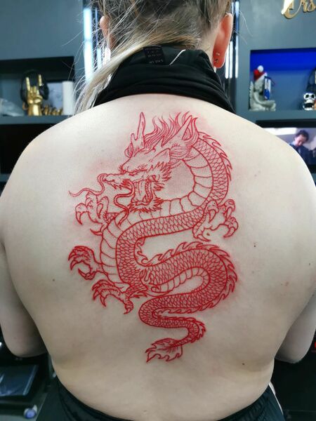 Red Back Tattoo 1