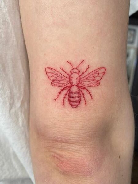 Red Bee Tattoo