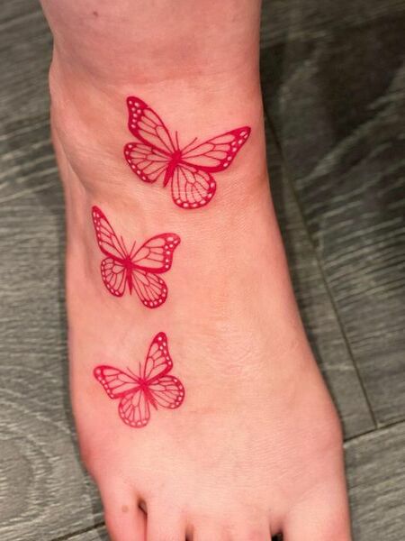 Red Foot Tattoo
