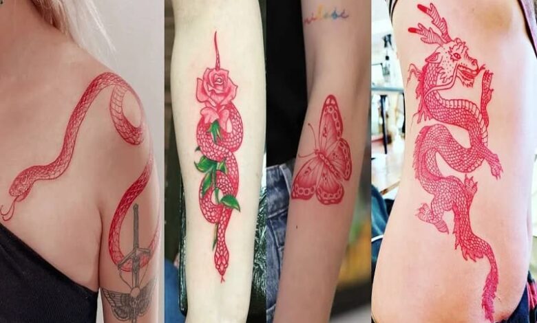 Red ink Tattoo