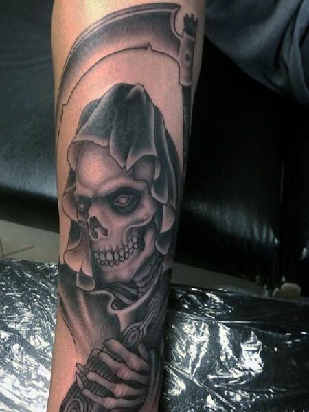 Skull Arm Tattoo 1