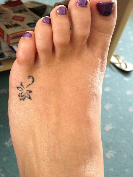 Small Foot Tattoo