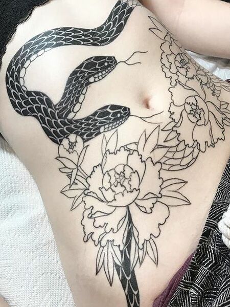 Two Headed Snake Tattoo