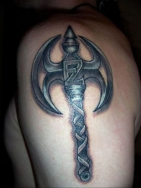 Viking Axe Tattoo