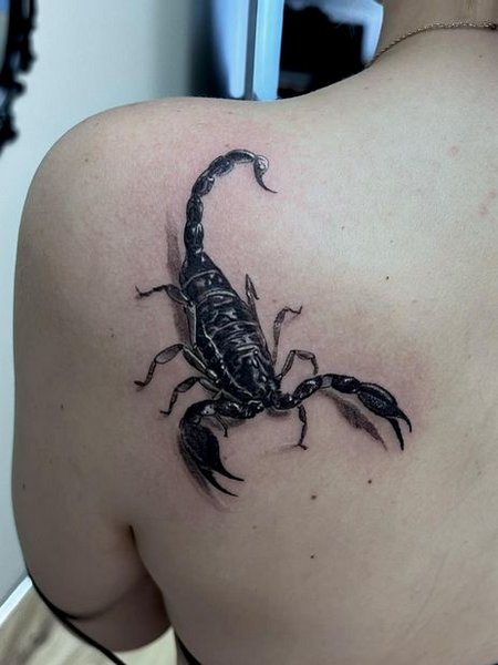 3d Scorpion Tattoo