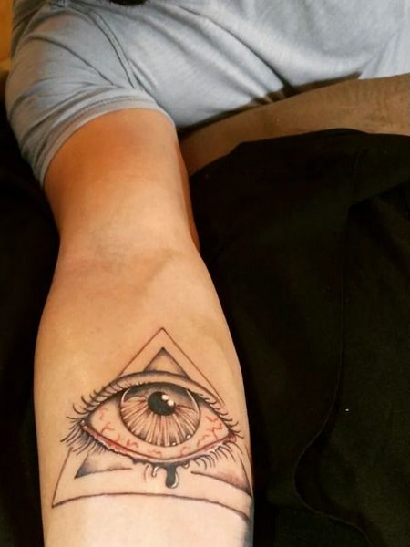 All Seeing Eye Arm Tattoo