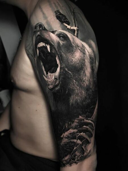 Black Bear Tattoo