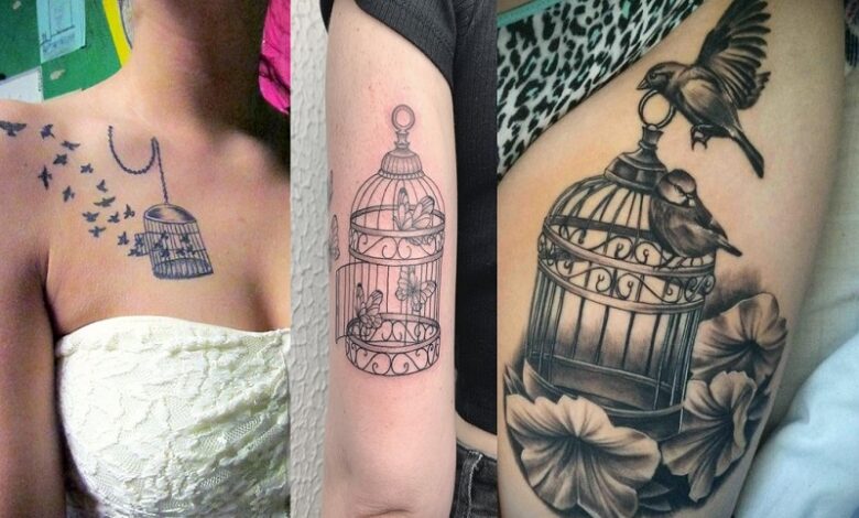 Bird Cage Tattoos