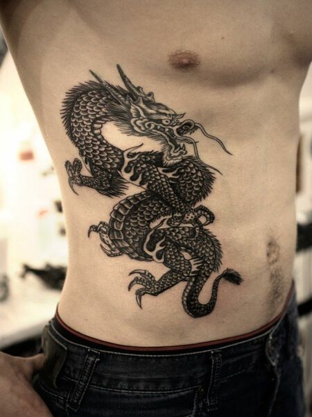 Dragon Rib Tattoos