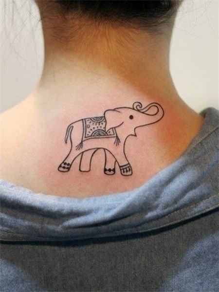 Elephant Temporary Tattoo