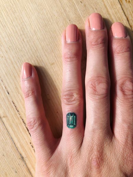 Emerald Ring Tattoo