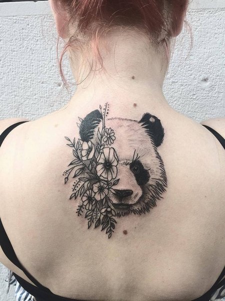 Feminine Bear Tattoo