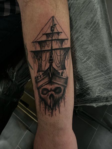 Ghost Ship Tattoo