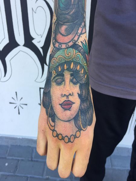 Gypsy Hand Tattoo