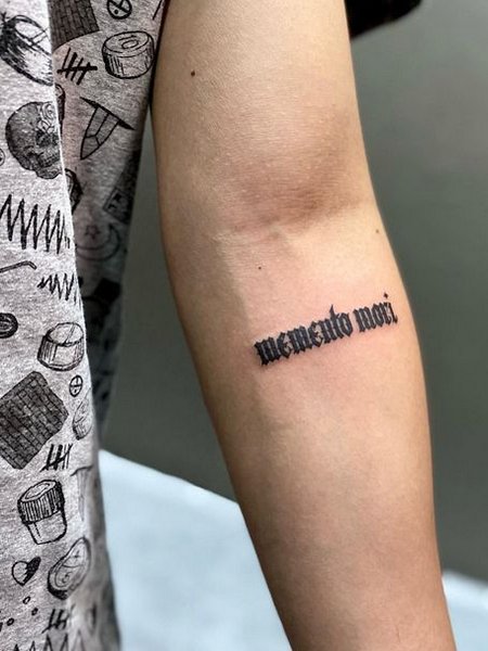 Memento Mori Tattoo For Women