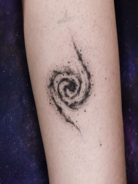 Milky Way Scene Tattoo