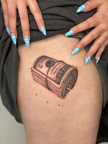 Money Tattoos For Females
