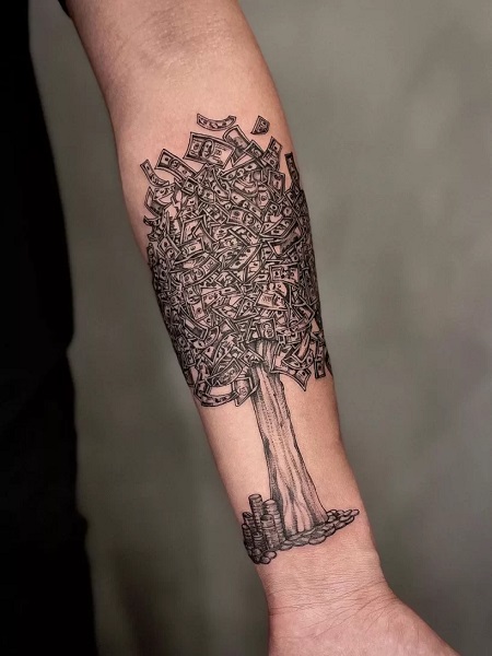 Money Tree Tattoos