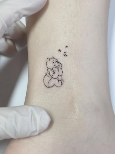 Simple Bear Tattoo