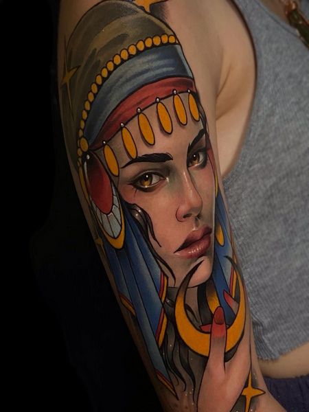 beautiful gypsy girl tattoo