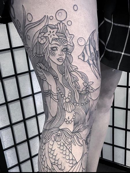 goddess mermaid tattoo