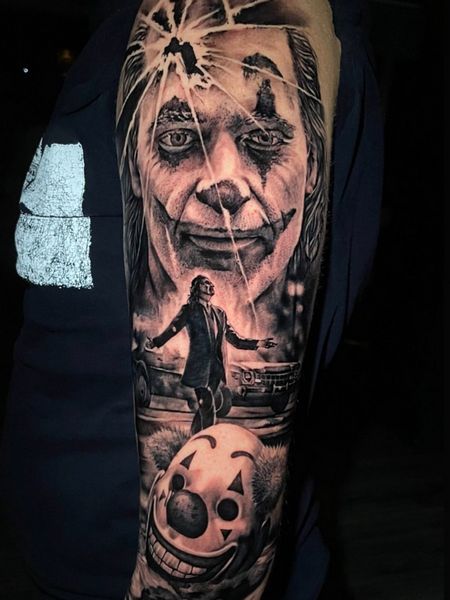 joker movie tattoo