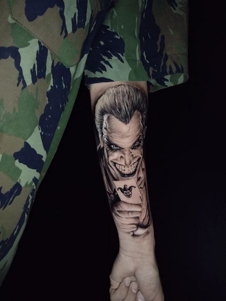 killer joker tattoo