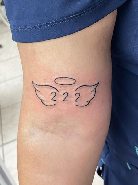 Angel 222 Tattoo
