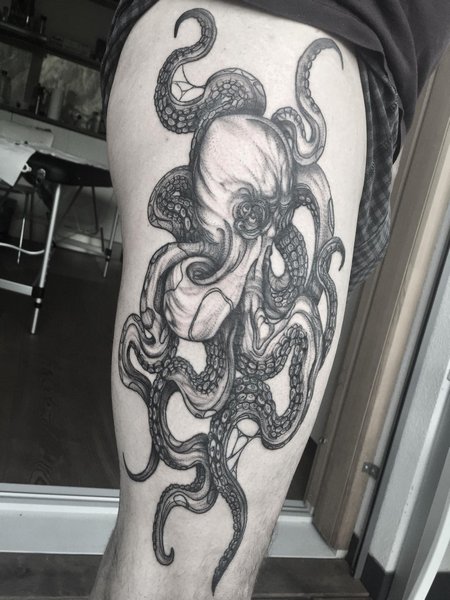 Badass Octopus Tattoo