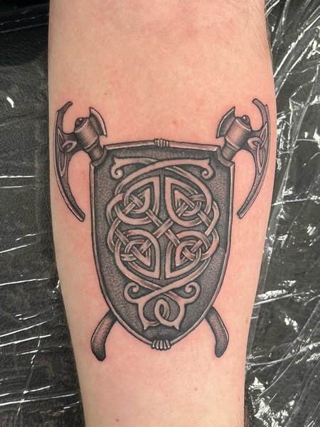 Celtic Shield Tattoo