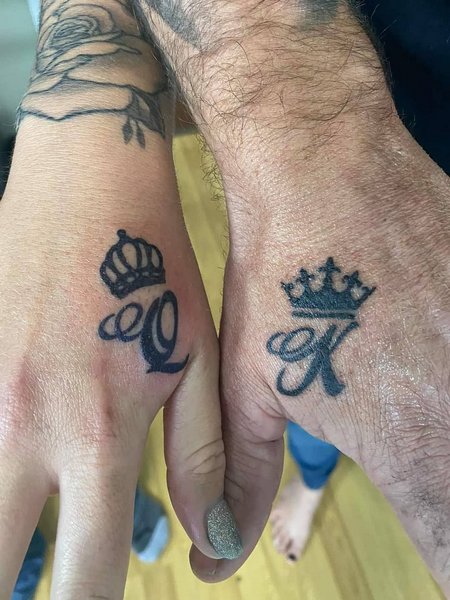 King And Queen Tattoo Designs