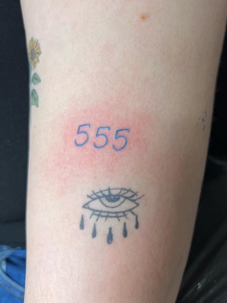 Meaningful 555 Tattoo
