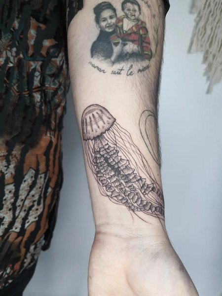 Meaningful Jellyfish Tattoo