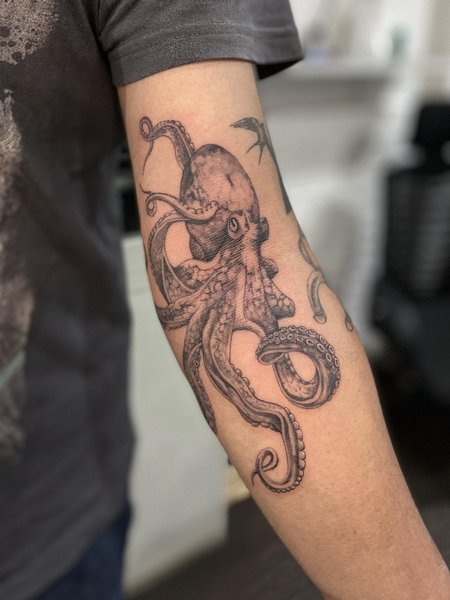 Octopus Tattoo Arm