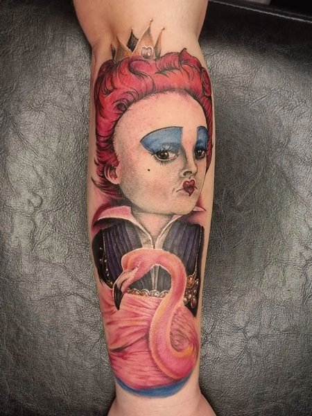 Queen Of Hearts Alice In Wonderland Tattoo