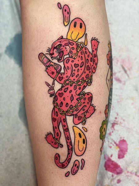 Red Panther Tattoo