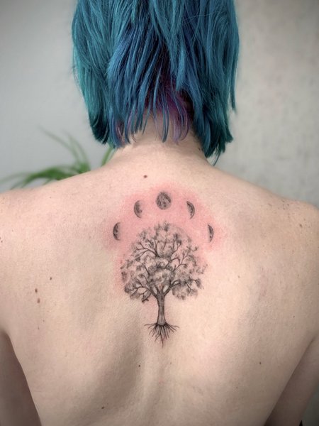 Tree Of Life Tattoo On Back