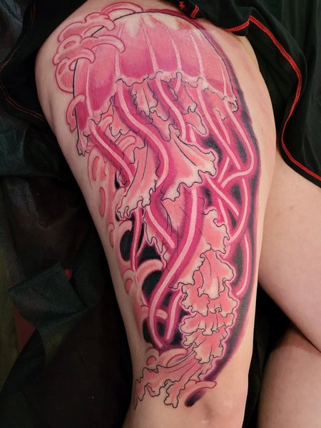 Uv Jellyfish Tattoo