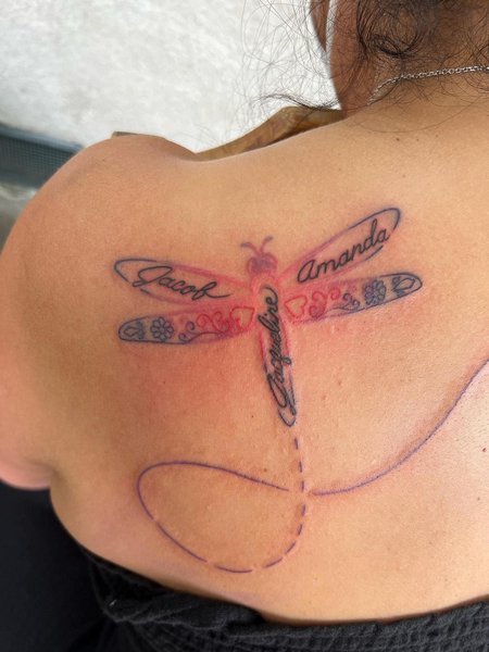 Meaningful Dragonfly Tattoo