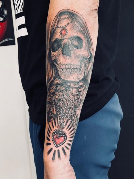 Mexican Santa Muerte Tattoos