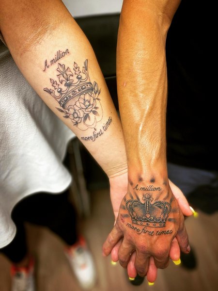 Crown Couple Tattoo
