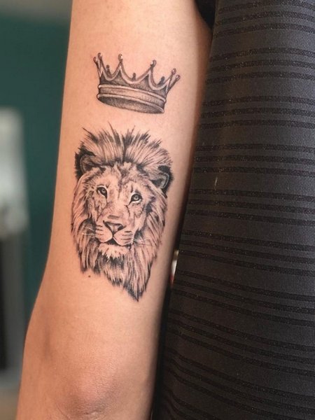 Crown Tattoo On Arm