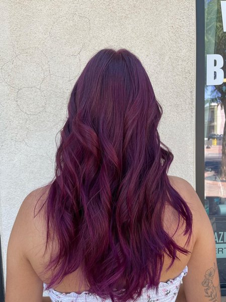 Dark Purple Hair