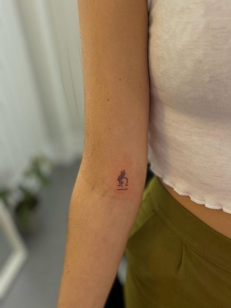 Small Libra Tattoo