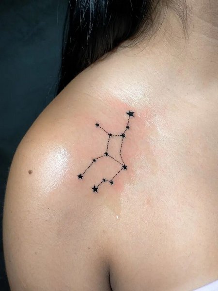Virgo Constellation Tattoo