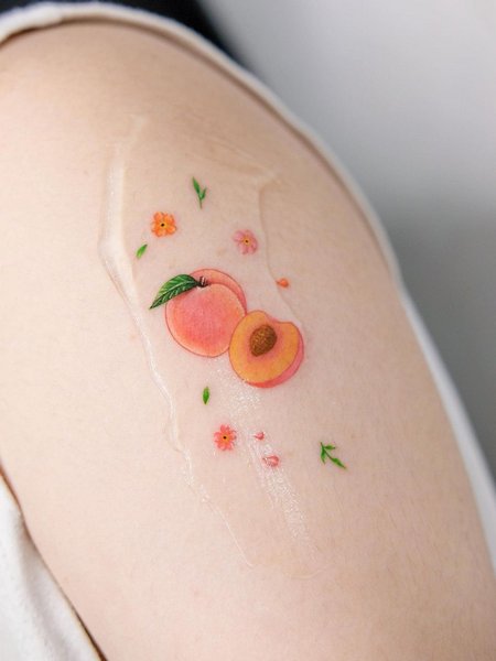 Cute Peach Tattoo